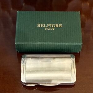 Belfiore Italian Sterling Silver Pill Box